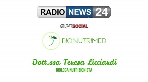 Bionutrimed intervista Dottoressa Teresa Licciardi Radio livesocial radio News 24